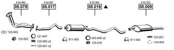 ASMET OP053605 Система випуску ОГ