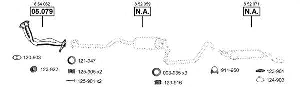 ASMET OP053700 Система випуску ОГ