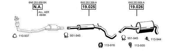 ASMET SE190400 Система випуску ОГ