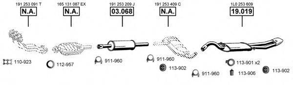ASMET SE193235 Система випуску ОГ