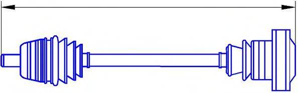 SERCORE 12387 Приводний вал