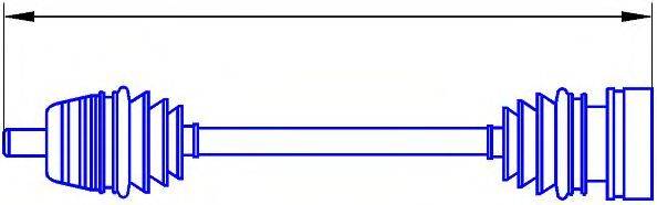 SERCORE 12310 Приводний вал