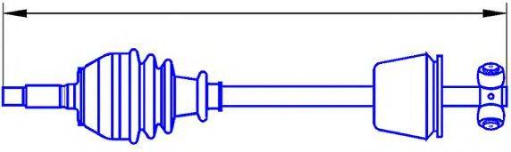 SERCORE 12036 Приводний вал