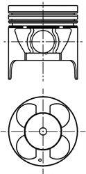 KOLBENSCHMIDT 40056600 Поршень
