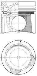 KOLBENSCHMIDT 40459600 Поршень