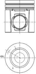 KOLBENSCHMIDT 40496600 Поршень