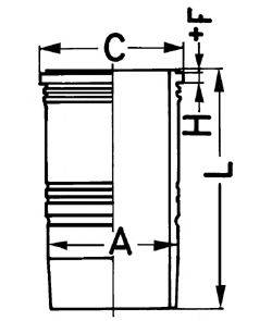 KOLBENSCHMIDT 89390110 Гільза циліндра