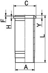 KOLBENSCHMIDT 89367110 Гільза циліндра