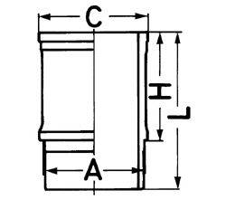 KOLBENSCHMIDT 89893110 Гільза циліндра