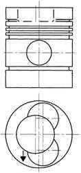 KOLBENSCHMIDT 90276700 Поршень