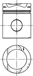KOLBENSCHMIDT 90712600 Поршень
