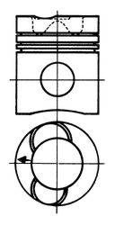 KOLBENSCHMIDT 90737600 Поршень