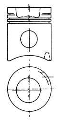 KOLBENSCHMIDT 93776600 Поршень