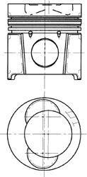 KOLBENSCHMIDT 94416600 Поршень