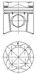 KOLBENSCHMIDT 94846600 Поршень