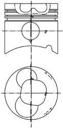 KOLBENSCHMIDT 99340600 Поршень
