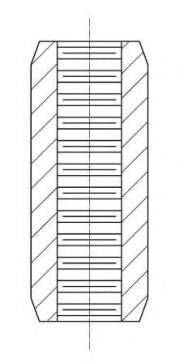 INTERVALVES 8189100 Напрямна втулка клапана