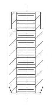 INTERVALVES 8191600 Напрямна втулка клапана