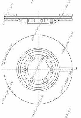 NPS I330U08 гальмівний диск