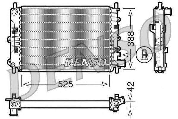 NPS DRM10026 Радіатор, охолодження двигуна