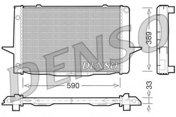 NPS DRM33041 Радіатор, охолодження двигуна