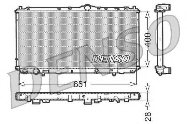 NPS DRM33060 Радіатор, охолодження двигуна