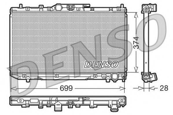 NPS DRM50014 Радіатор, охолодження двигуна