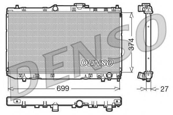 NPS DRM50016 Радіатор, охолодження двигуна