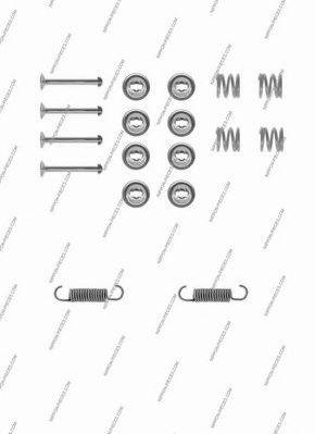 NPS M351I08 Комплектуючі, гальмівна колодка