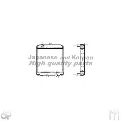 ASHUKI C55609 Радіатор, охолодження двигуна