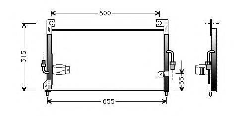 ASHUKI C55917 Конденсатор, кондиціонер