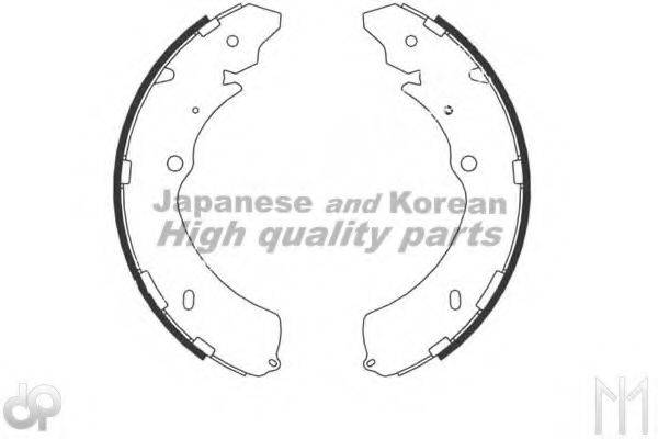 ASHUKI IS01501 Комплект гальмівних колодок