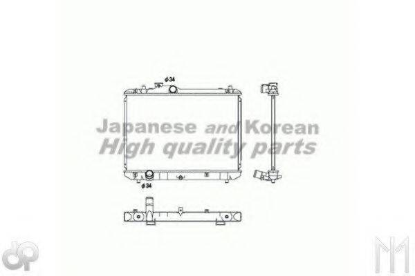 ASHUKI K45208 Радіатор, охолодження двигуна