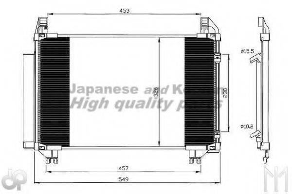 ASHUKI T55515 Конденсатор, кондиціонер