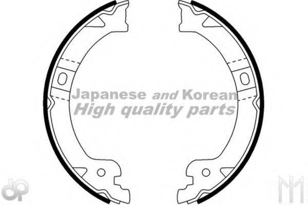 ASHUKI US104108 Комплект гальмівних колодок