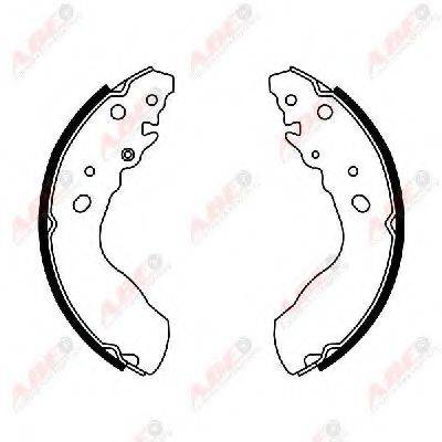 ABE C08019ABE Комплект гальмівних колодок