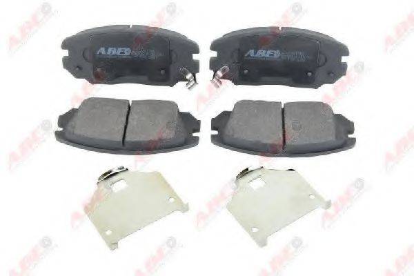 ABE C10517ABE Комплект гальмівних колодок, дискове гальмо