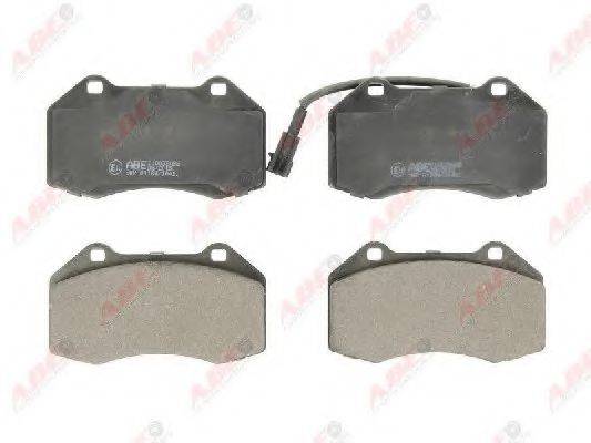 ABE C1D038ABE Комплект гальмівних колодок, дискове гальмо