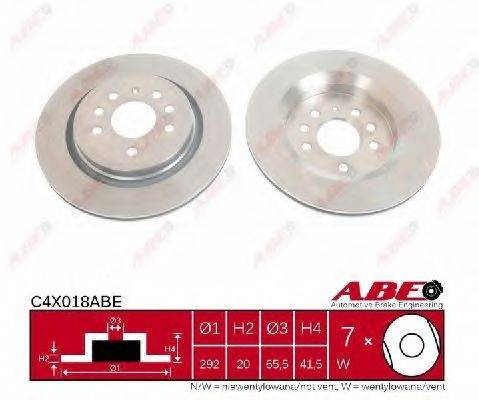 ABE C4X018ABE гальмівний диск