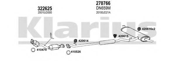 KLARIUS 270555E Система випуску ОГ