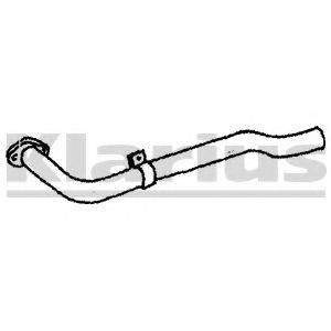 KLARIUS 120074 Труба вихлопного газу