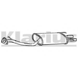 KLARIUS 240495 Глушник вихлопних газів кінцевий