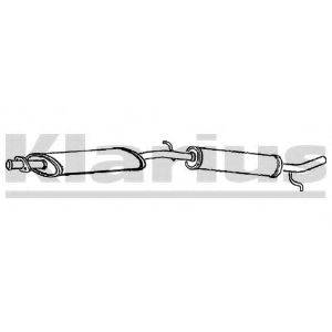 KLARIUS 250012 Глушник вихлопних газів кінцевий