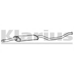 KLARIUS 260527 Середній глушник вихлопних газів
