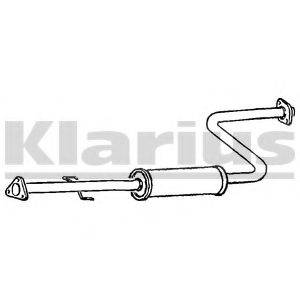 KLARIUS 260639 Середній глушник вихлопних газів