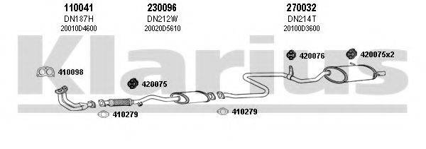 KLARIUS 270154E Система випуску ОГ