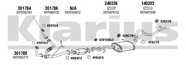 KLARIUS 290012E Система випуску ОГ