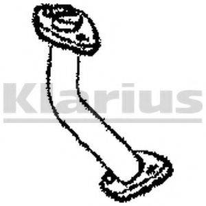 KLARIUS 301281 Труба вихлопного газу