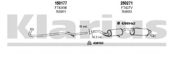 KLARIUS 330277E Система випуску ОГ