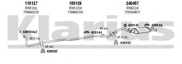 KLARIUS 720569E Система випуску ОГ